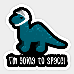 Space Dinosaur Sticker